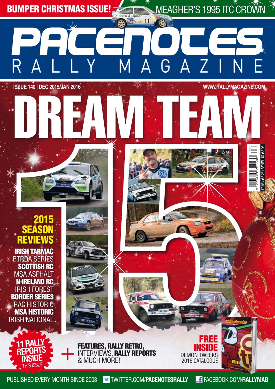 Pacenotes Rally magazine Preview Pages