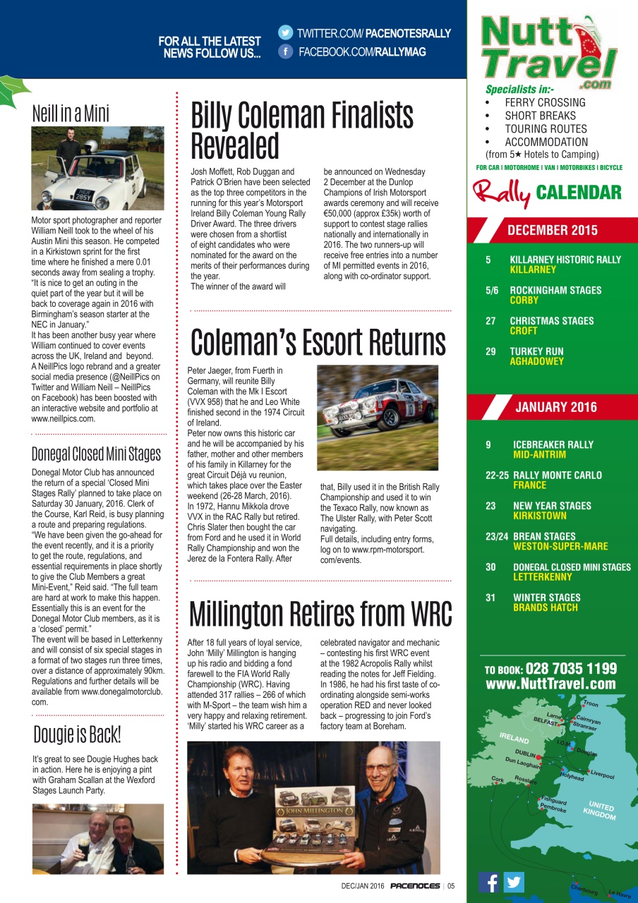 Pacenotes Rally magazine Preview Pages