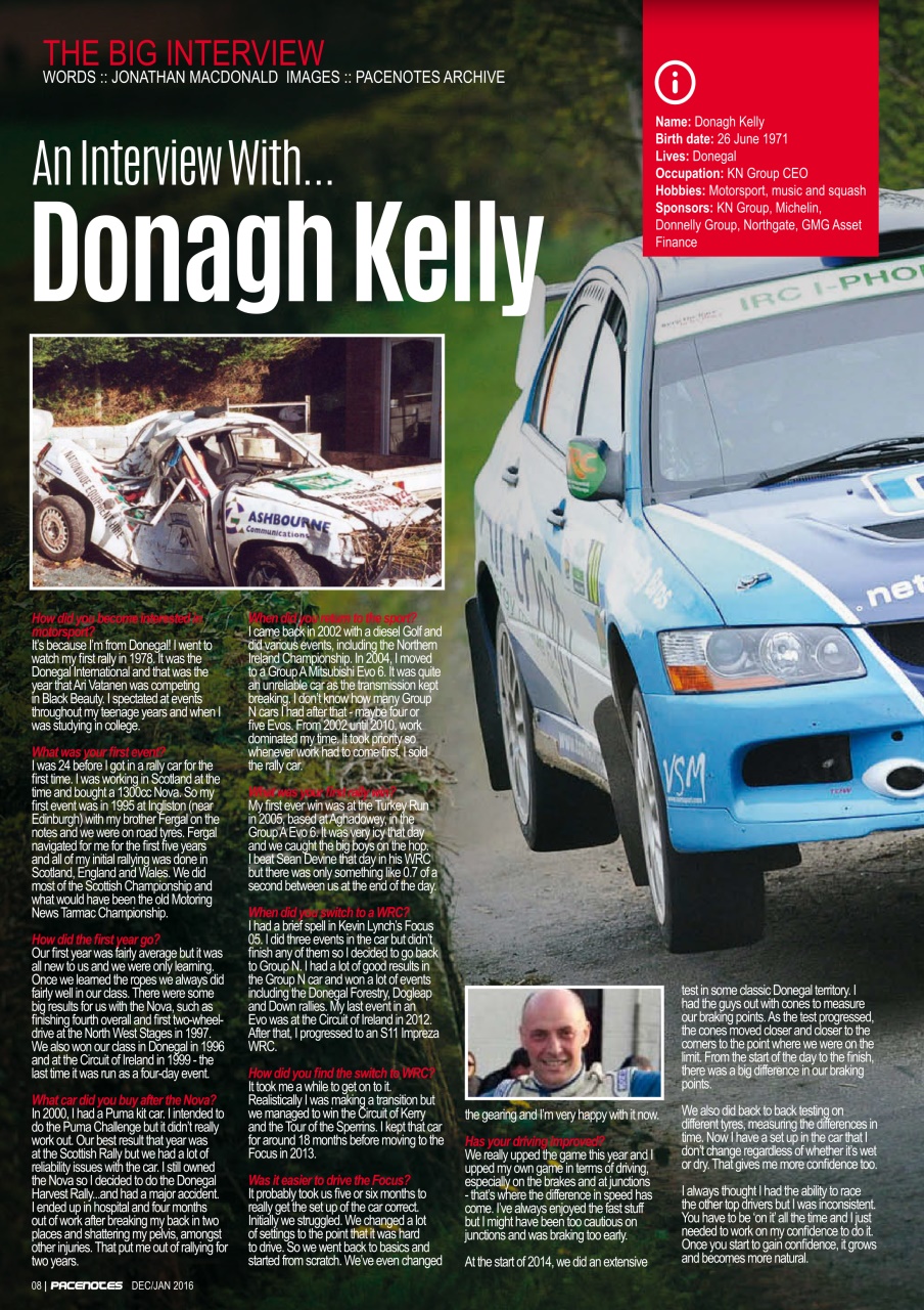 Pacenotes Rally magazine Preview Pages
