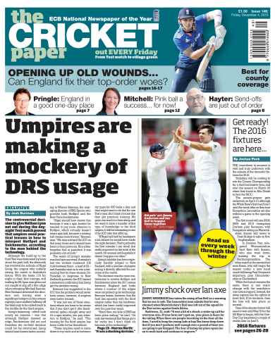 The Cricket Paper issue 4th December 2015