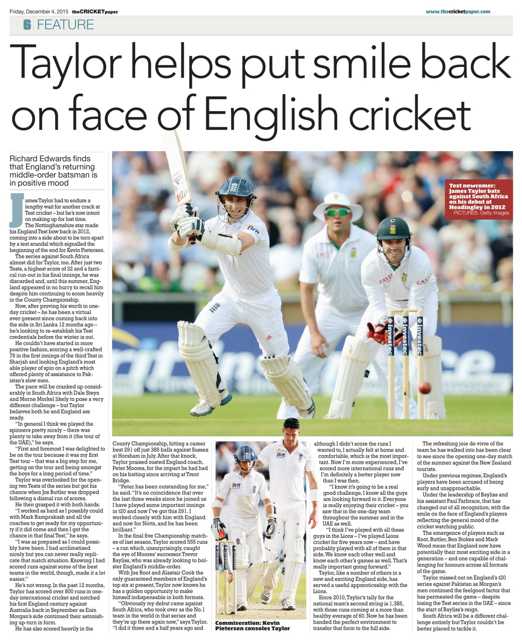 The Cricket Paper Preview Pages