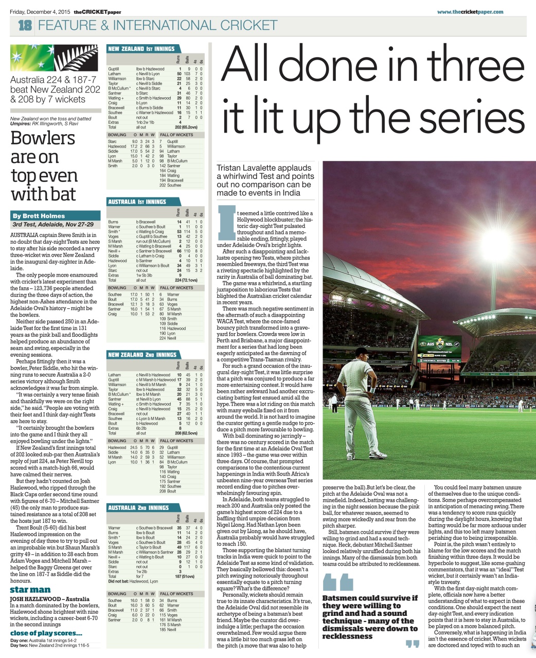 The Cricket Paper Preview Pages
