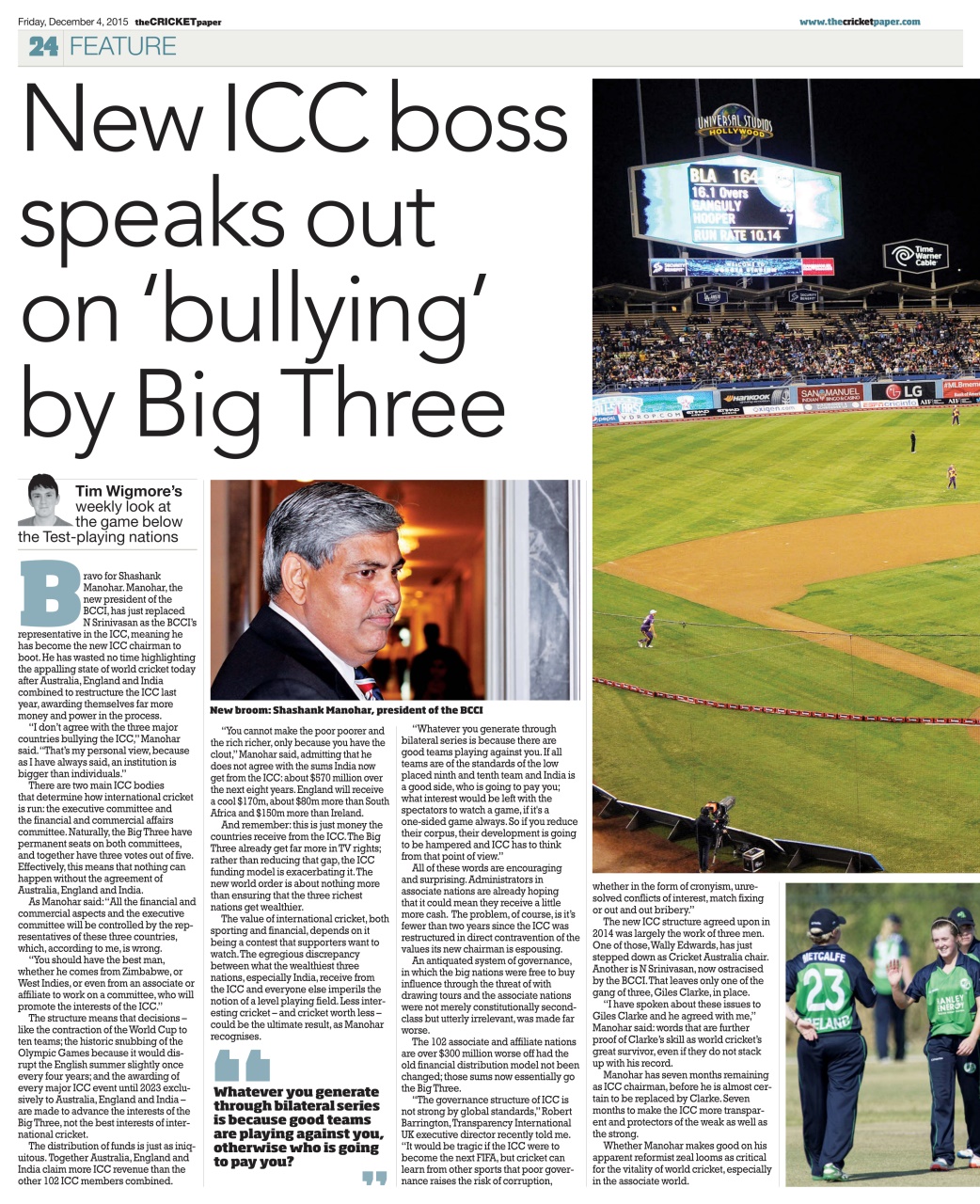 The Cricket Paper Preview Pages