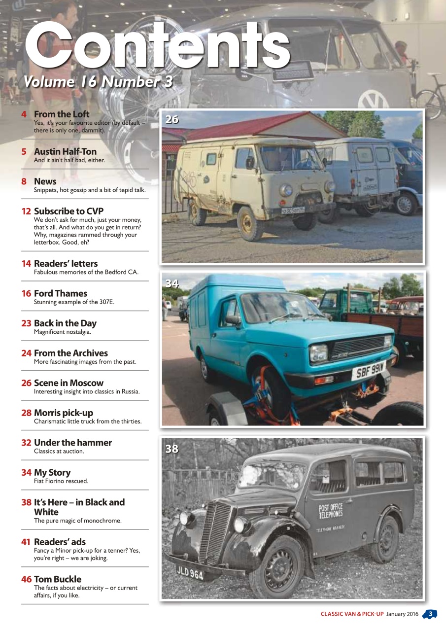 Classic Van & Pick-up Preview Pages