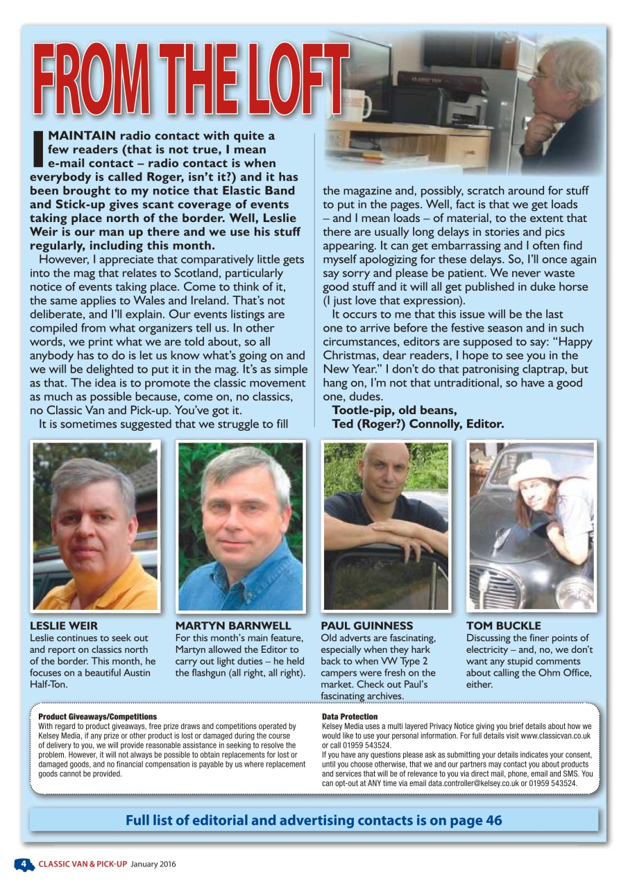 Classic Van & Pick-up Preview Pages