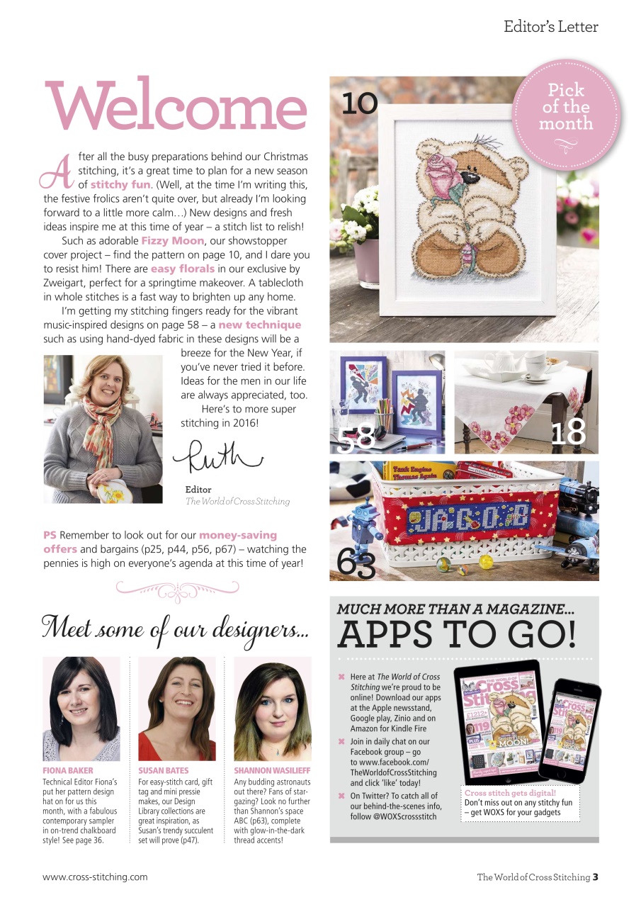 The World of Cross Stitching Preview Pages