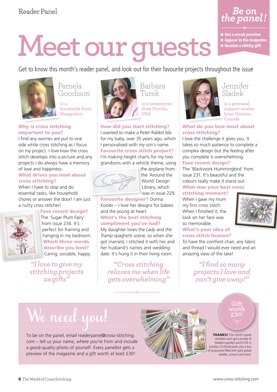 The World of Cross Stitching Preview Pages
