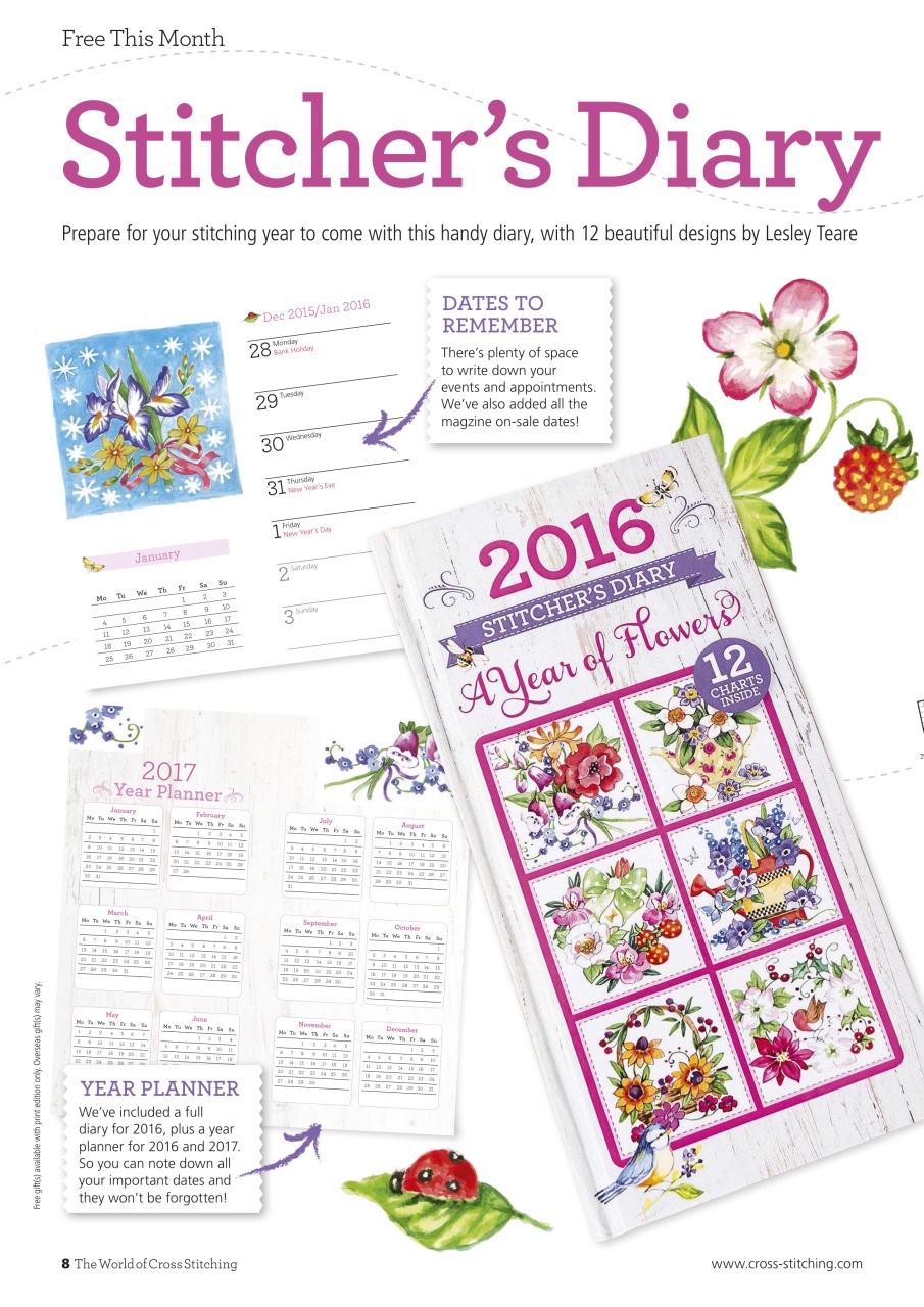 The World of Cross Stitching Preview Pages