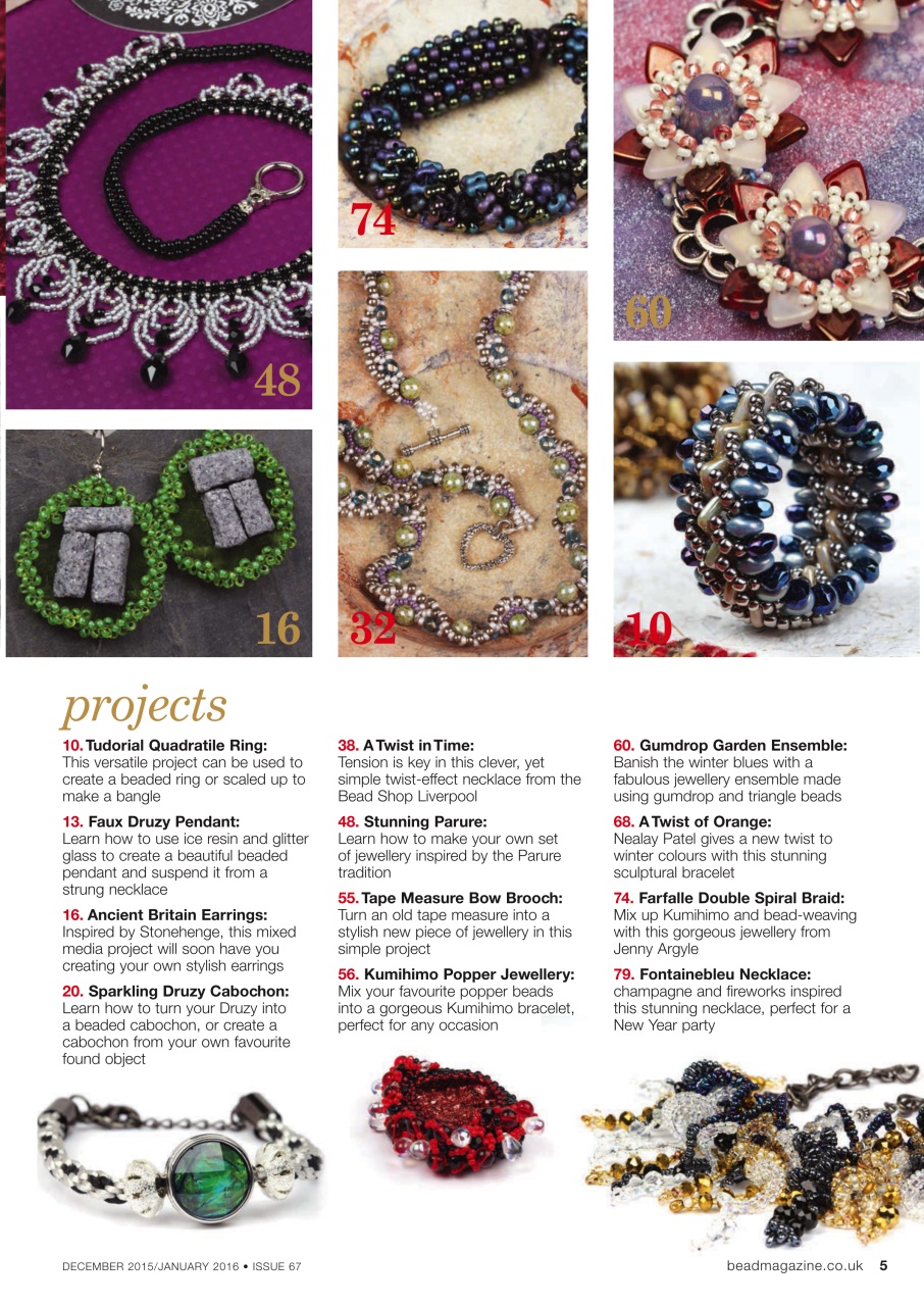 Bead & Jewellery Magazine Preview Pages