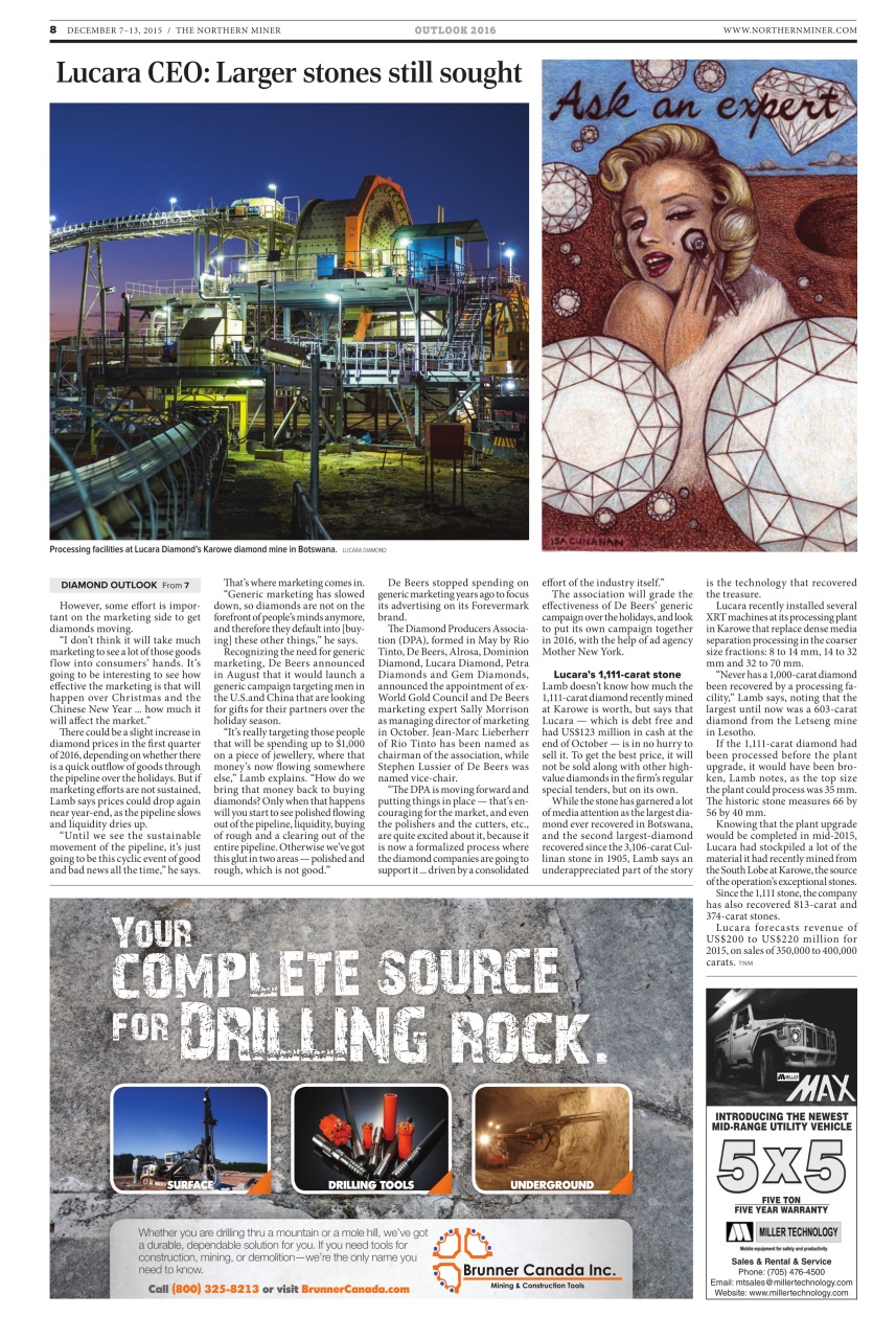 The Northern Miner Preview Pages