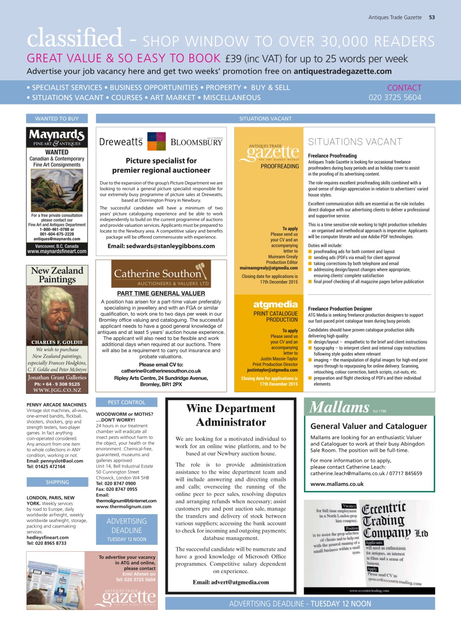 Antiques Trade Gazette Preview Pages