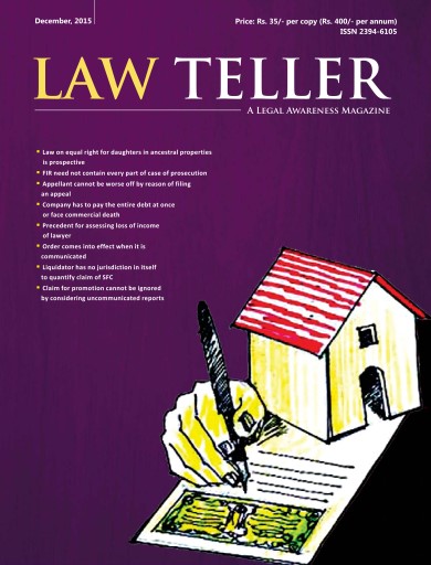 Lawteller – A Legal Awareness Magazine issue 