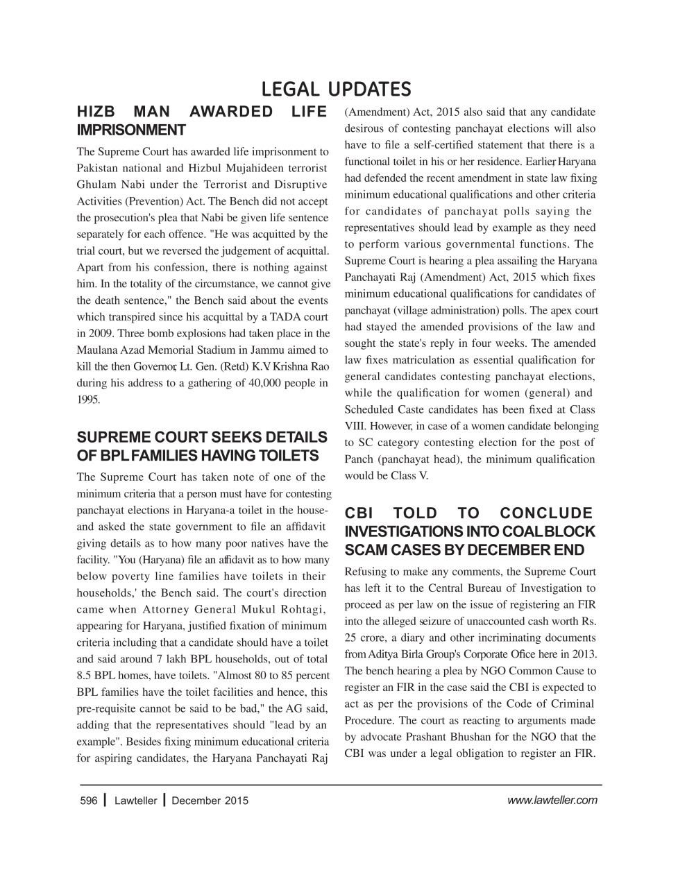 Lawteller – A Legal Awareness Magazine Preview Pages
