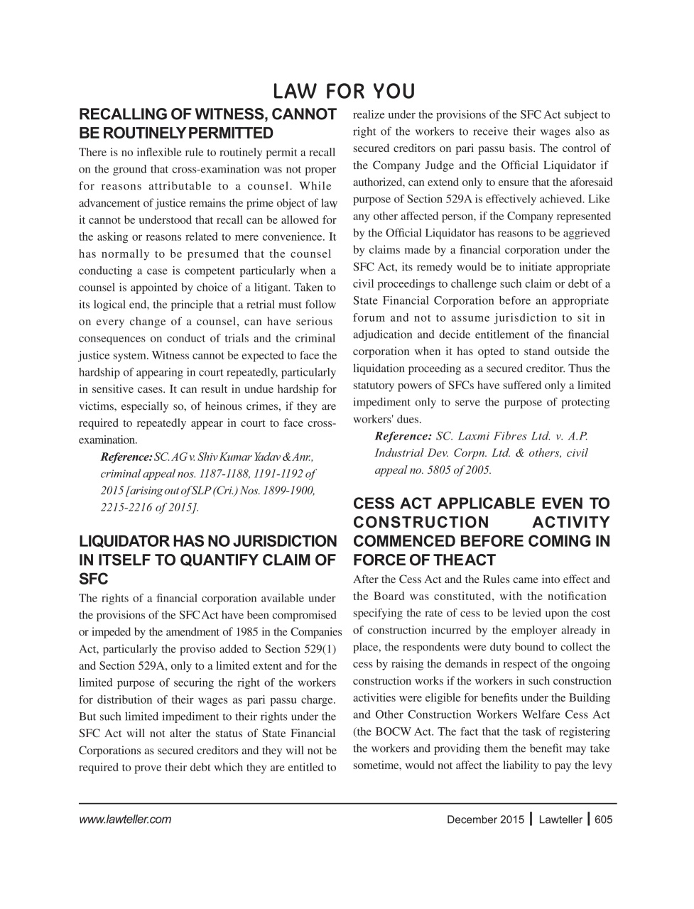 Lawteller – A Legal Awareness Magazine Preview Pages