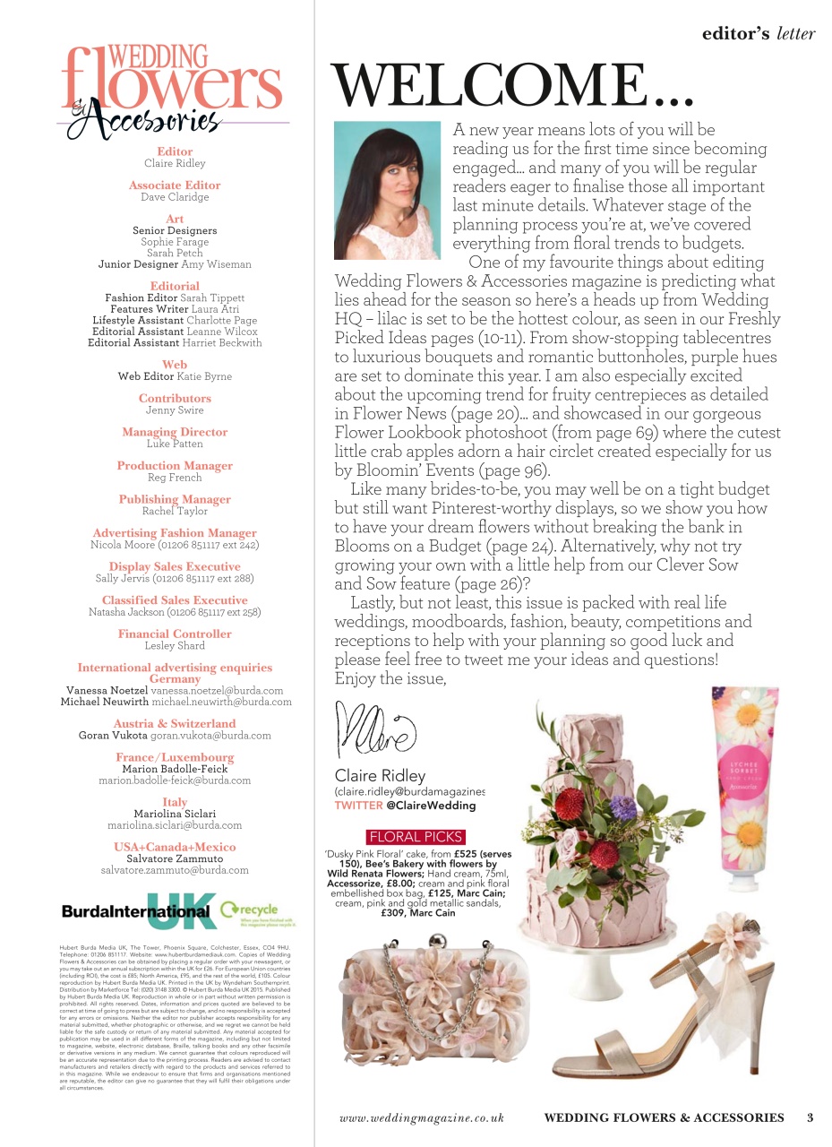 Wedding Flowers Magazine Preview Pages