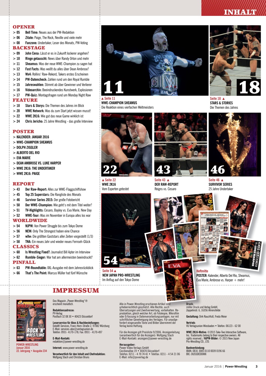 Power-Wrestling Preview Pages