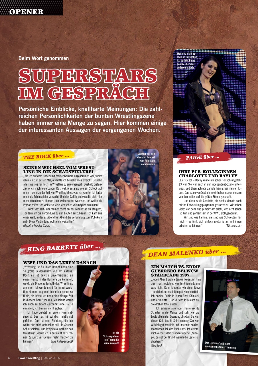 Power-Wrestling Preview Pages