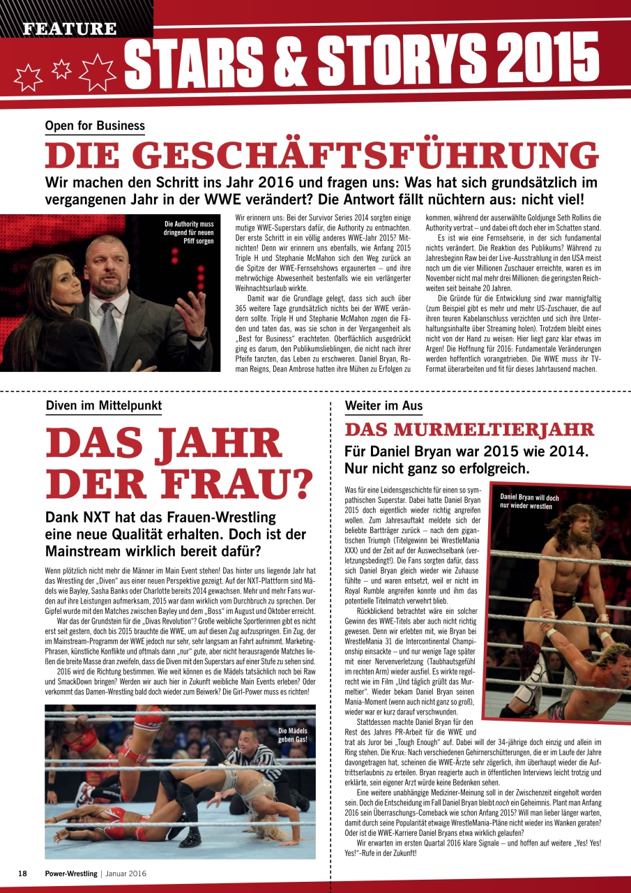 Power-Wrestling Preview Pages