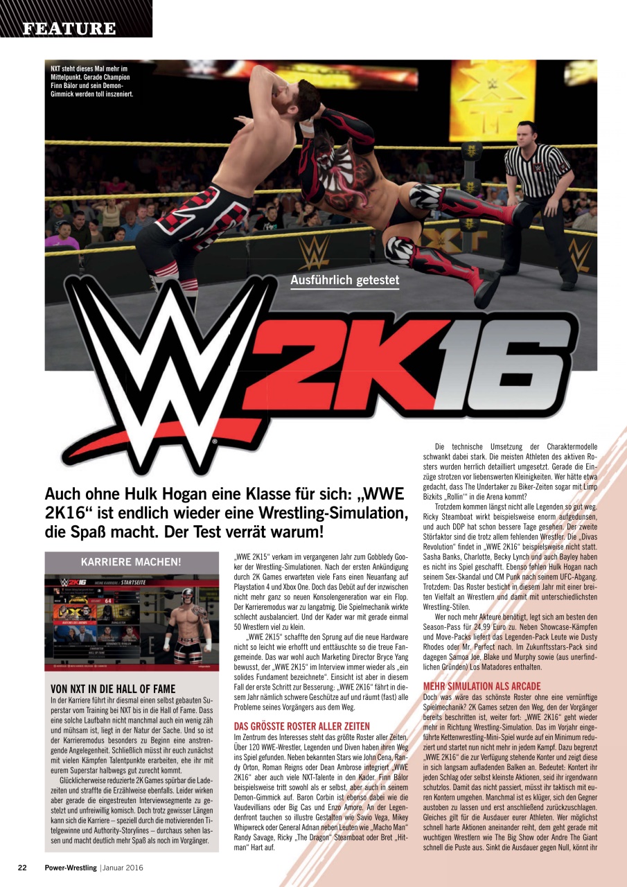 Power-Wrestling Preview Pages