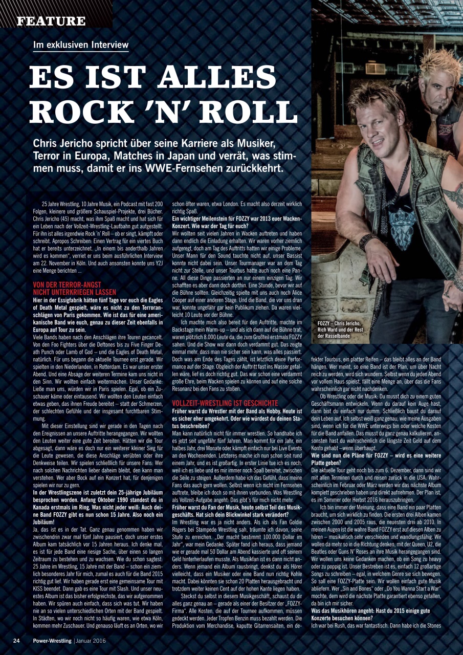 Power-Wrestling Preview Pages