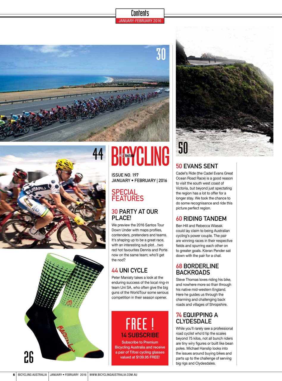 Bicycling Australia Preview Pages