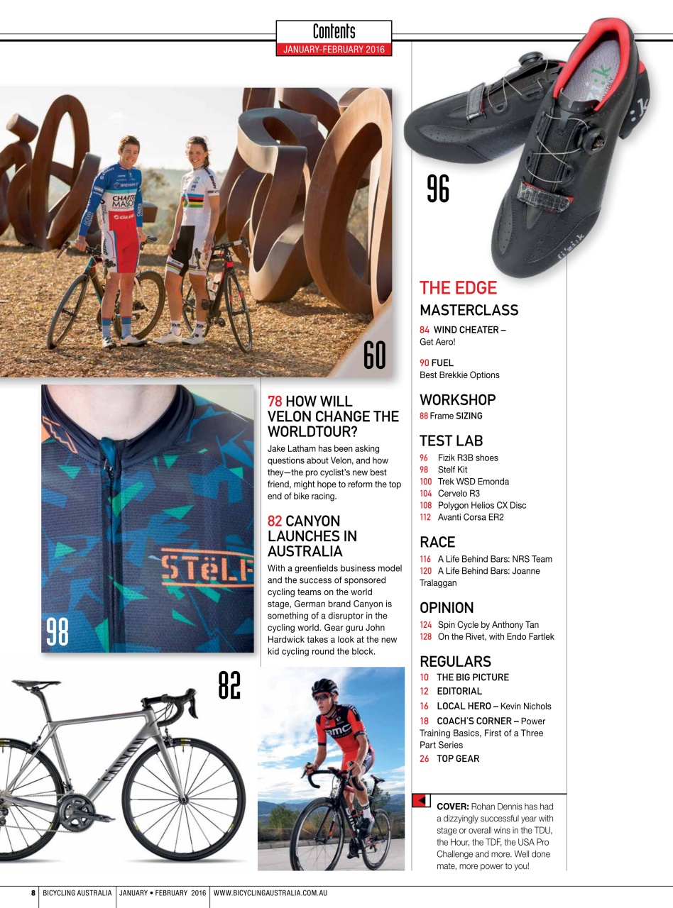 Bicycling Australia Preview Pages