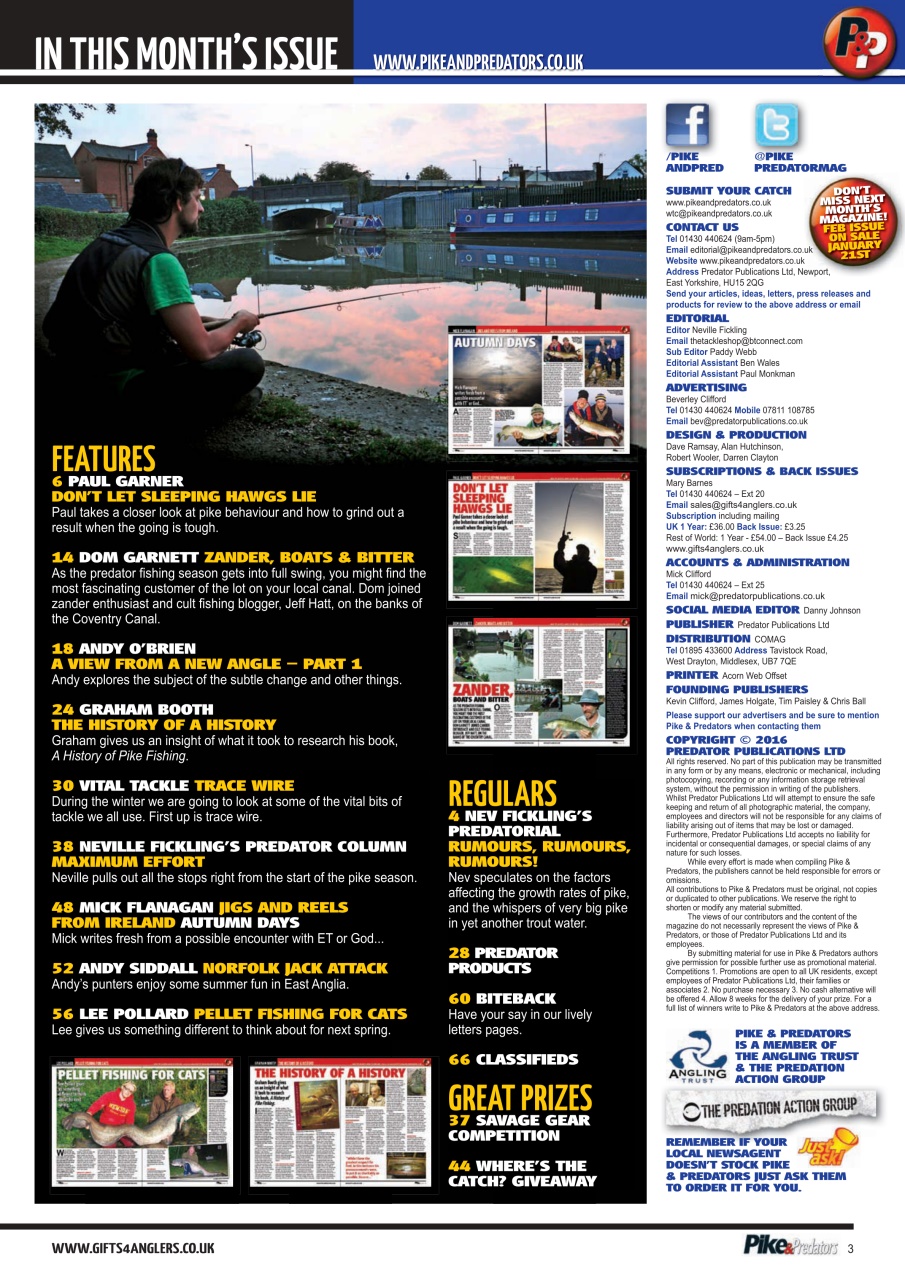 Pike & Predators Preview Pages