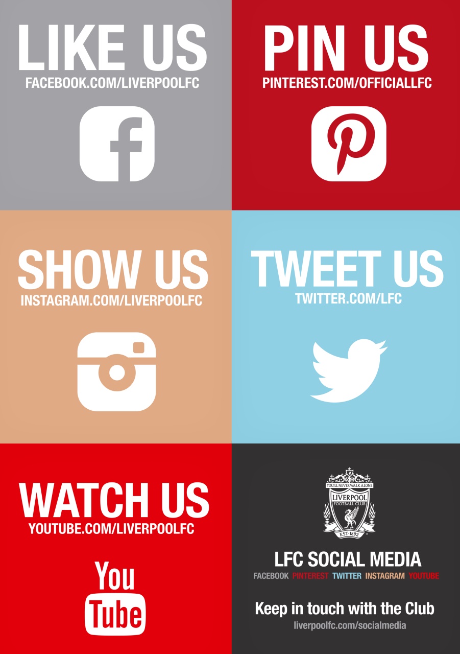 Liverpool FC Magazine Preview Pages