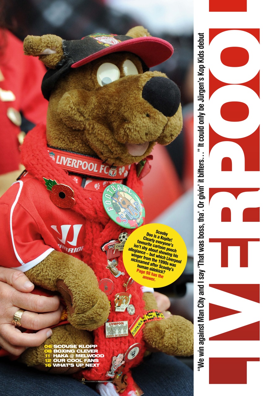 Liverpool FC Magazine Preview Pages