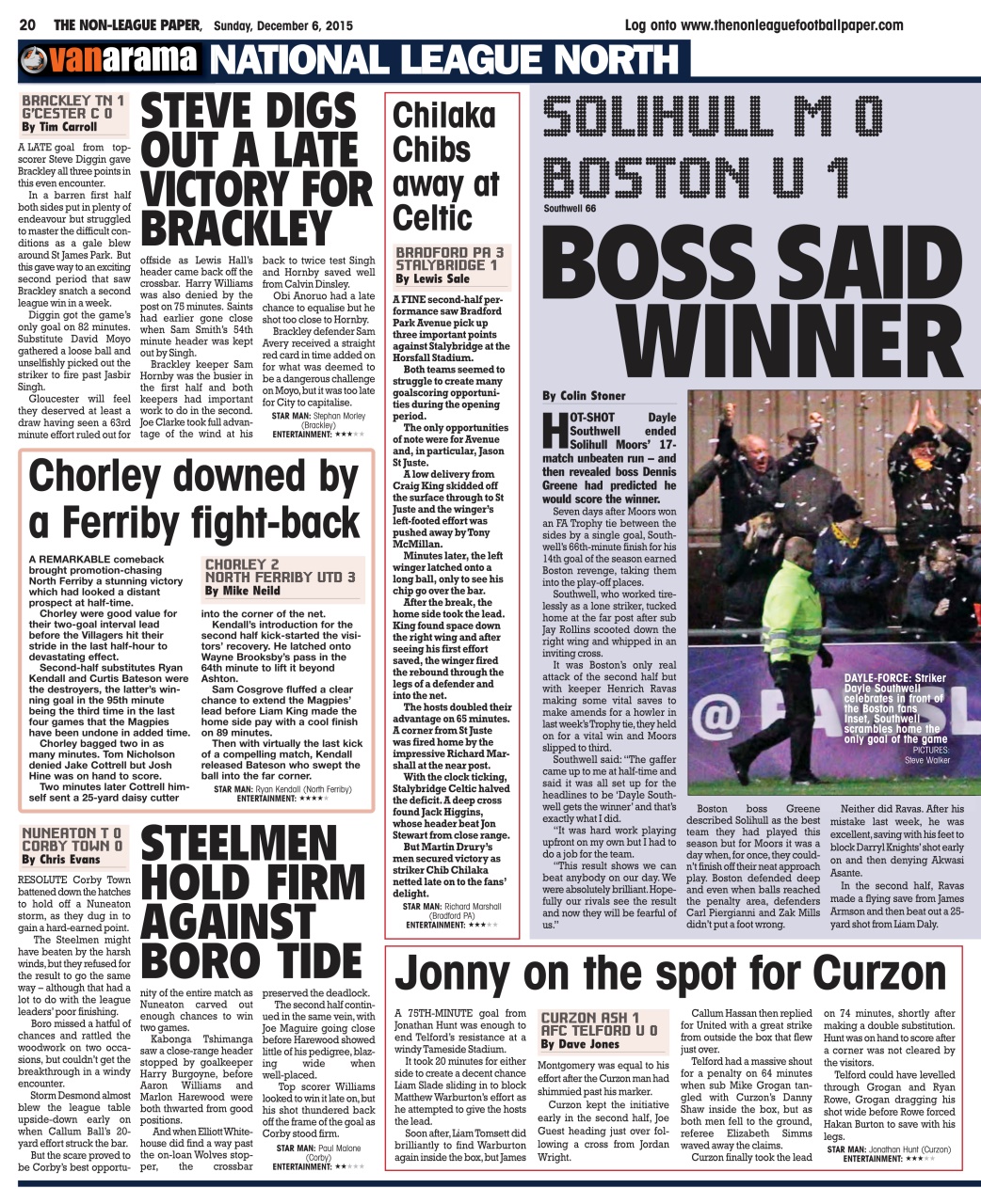 The Non-League Football Paper Preview Pages