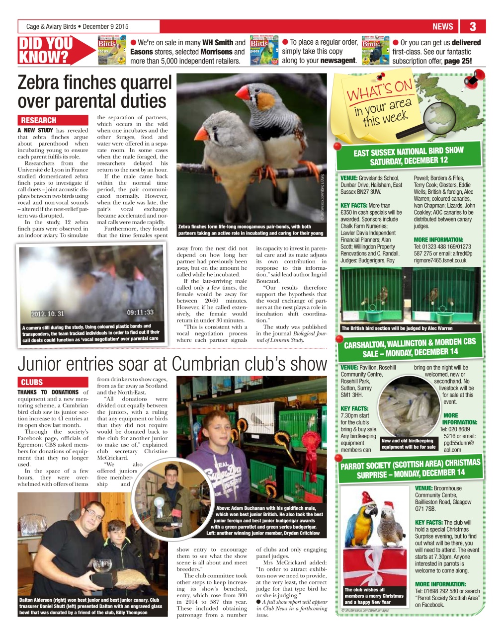 Cage & Aviary Birds Preview Pages