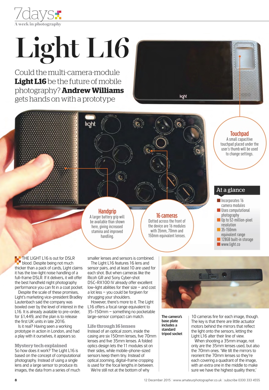 Amateur Photographer Preview Pages