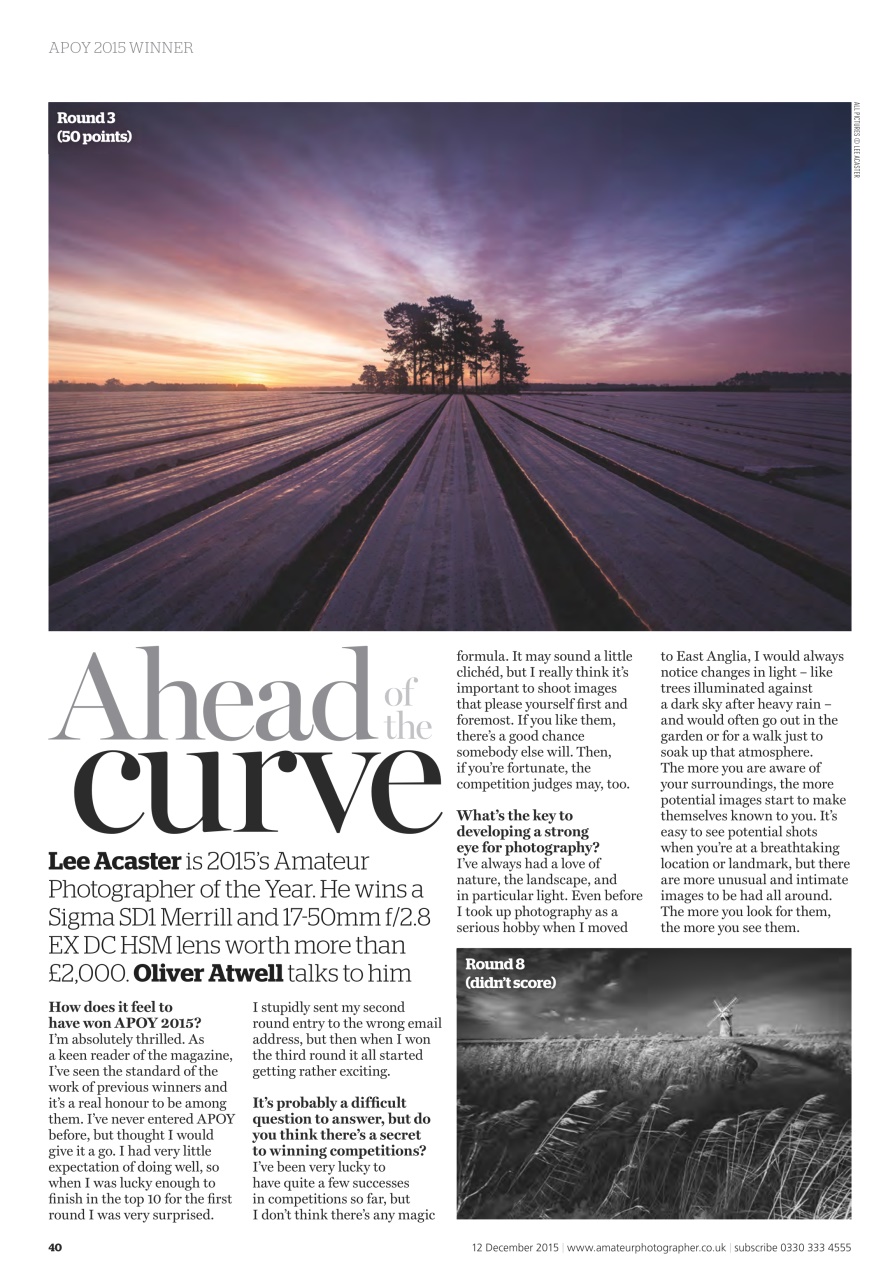 Amateur Photographer Preview Pages