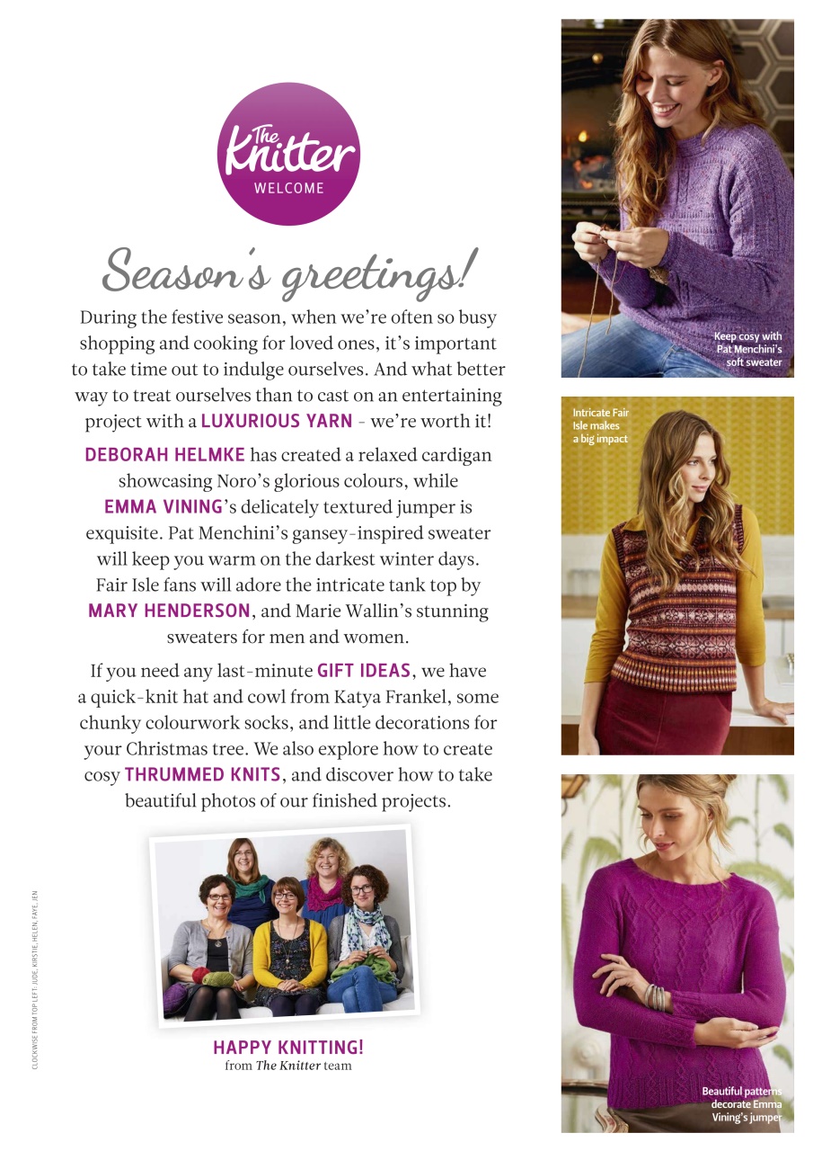 The Knitter Preview Pages