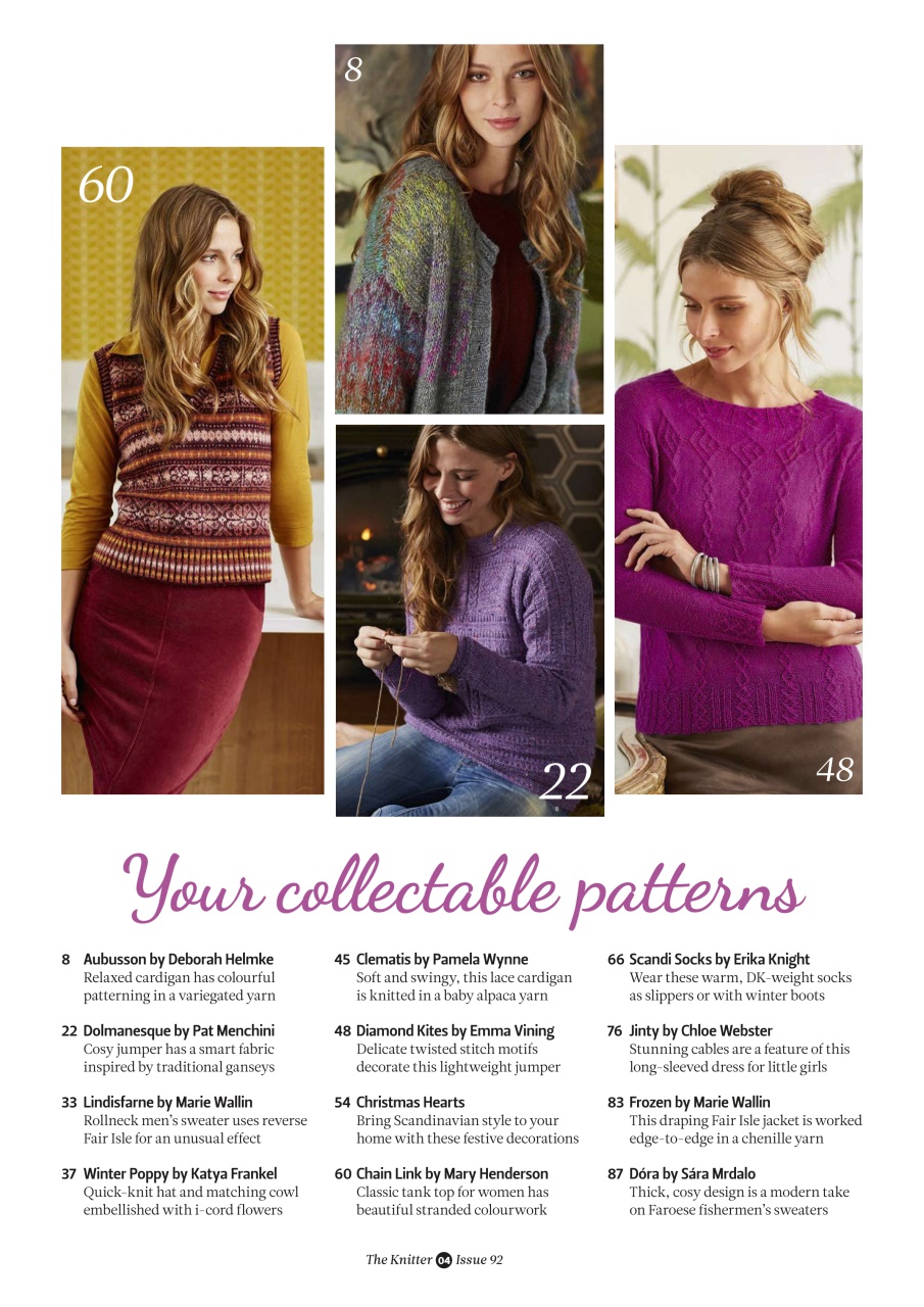 The Knitter Preview Pages