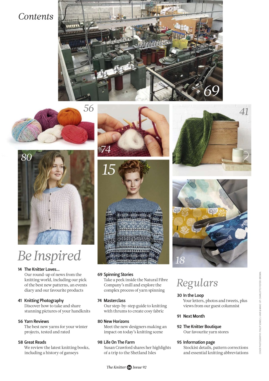 The Knitter Preview Pages