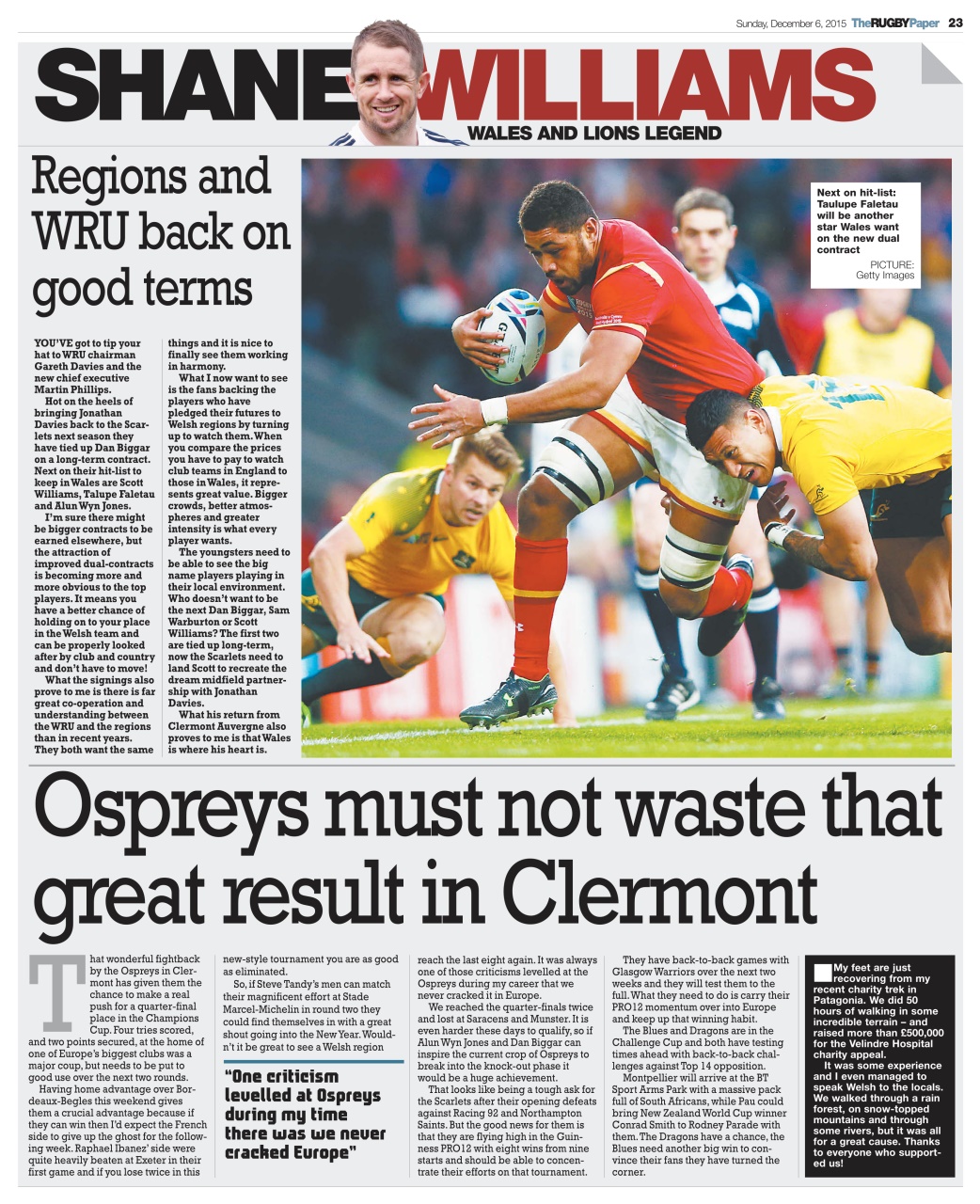 The Rugby Paper Preview Pages