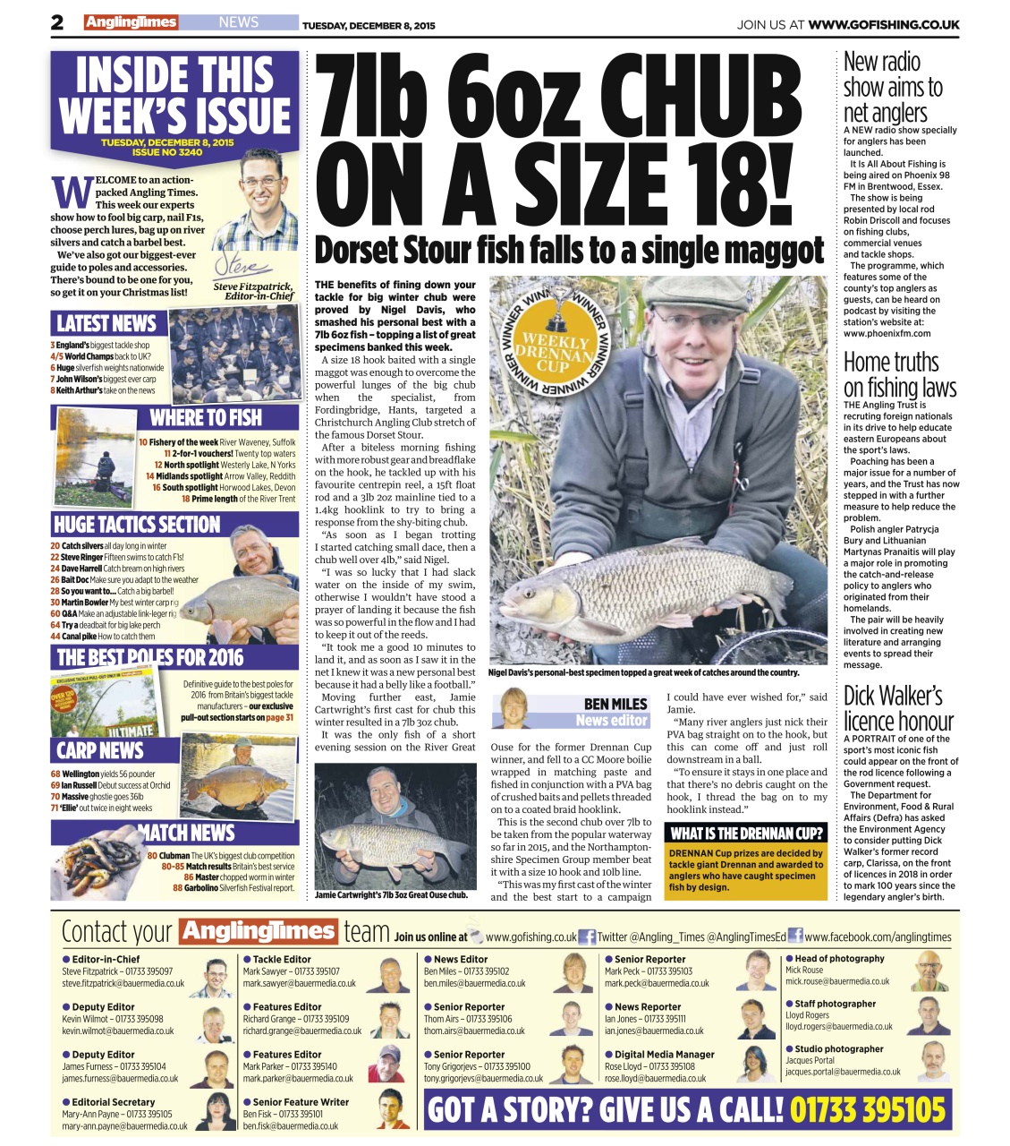 Angling Times Preview Pages