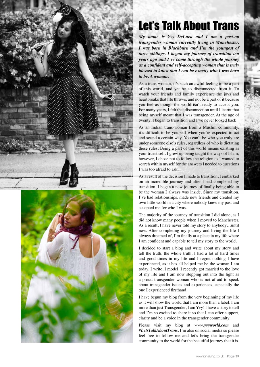 Transliving Magazine Preview Pages