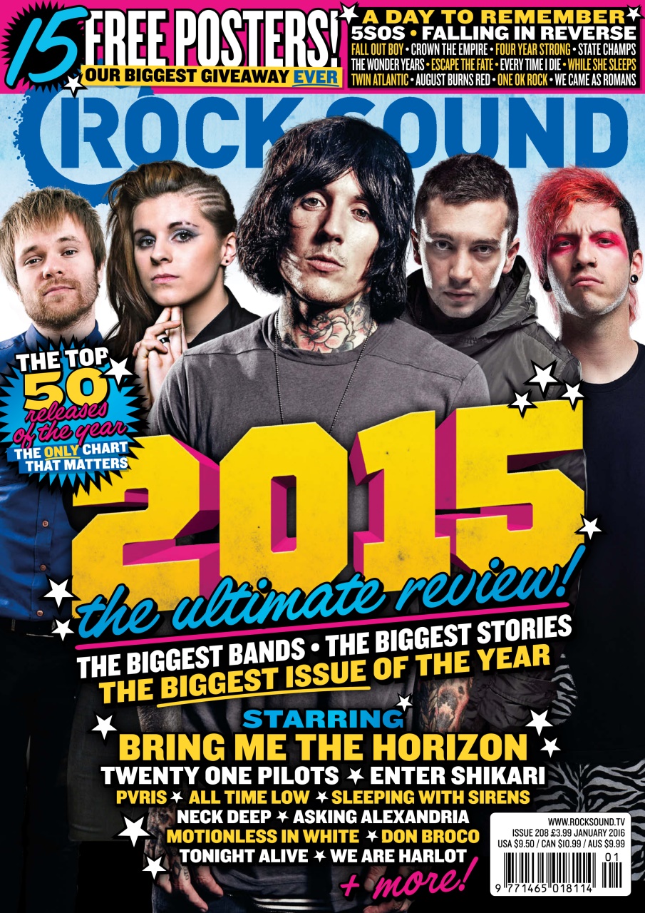 Rock Sound Magazine Preview Pages