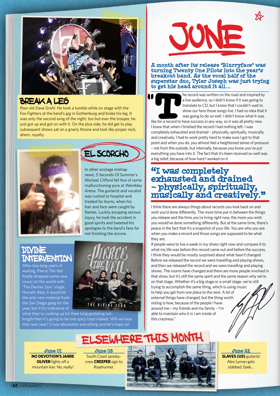 Rock Sound Magazine Preview Pages