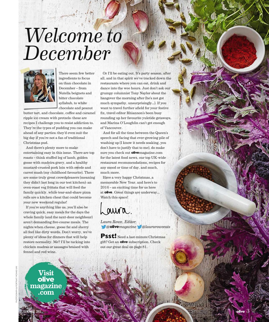 Olive Magazine Preview Pages