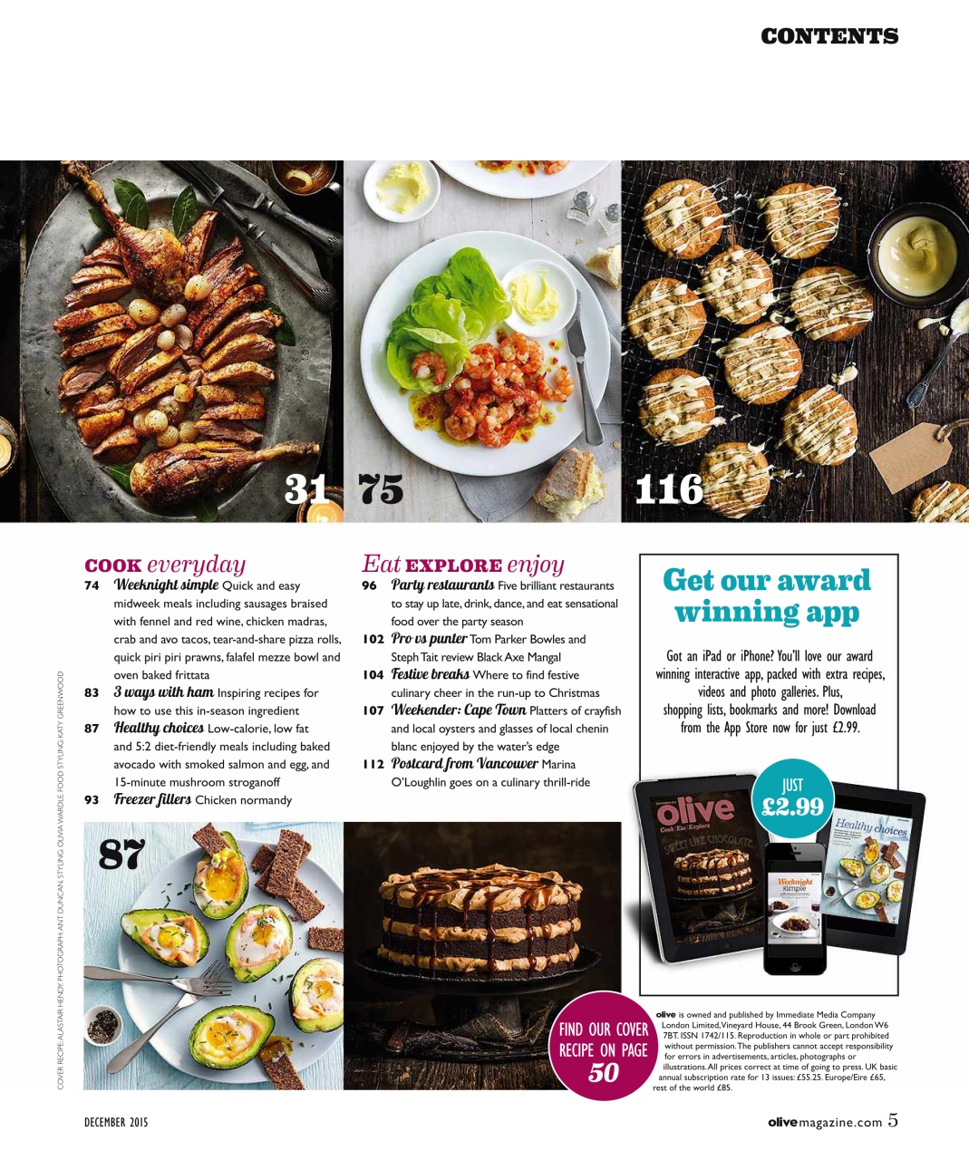 Olive Magazine Preview Pages