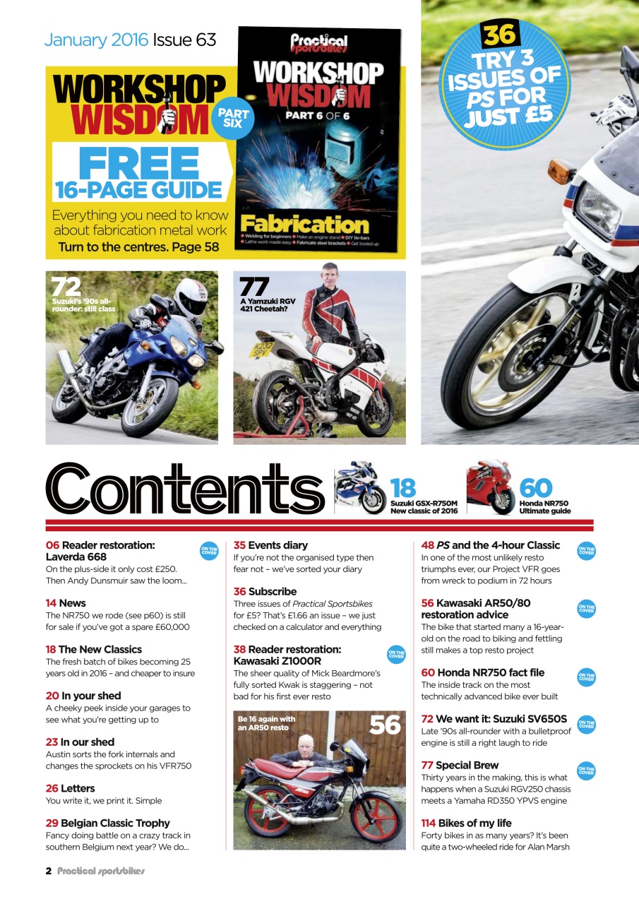 Practical Sportsbikes Preview Pages