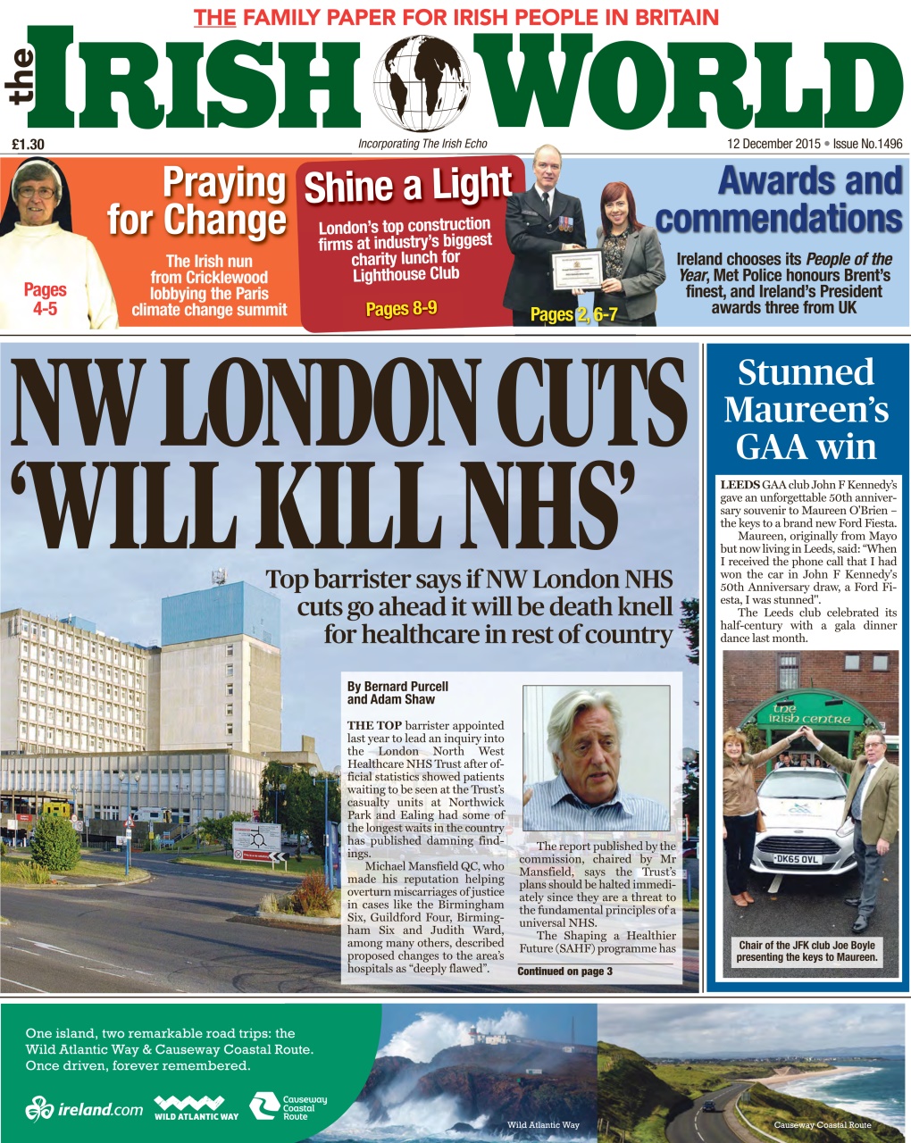 Irish World Preview Pages