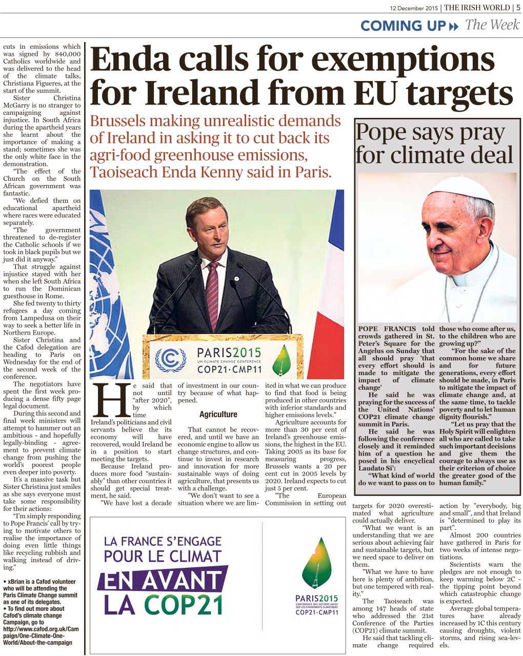 Irish World Preview Pages