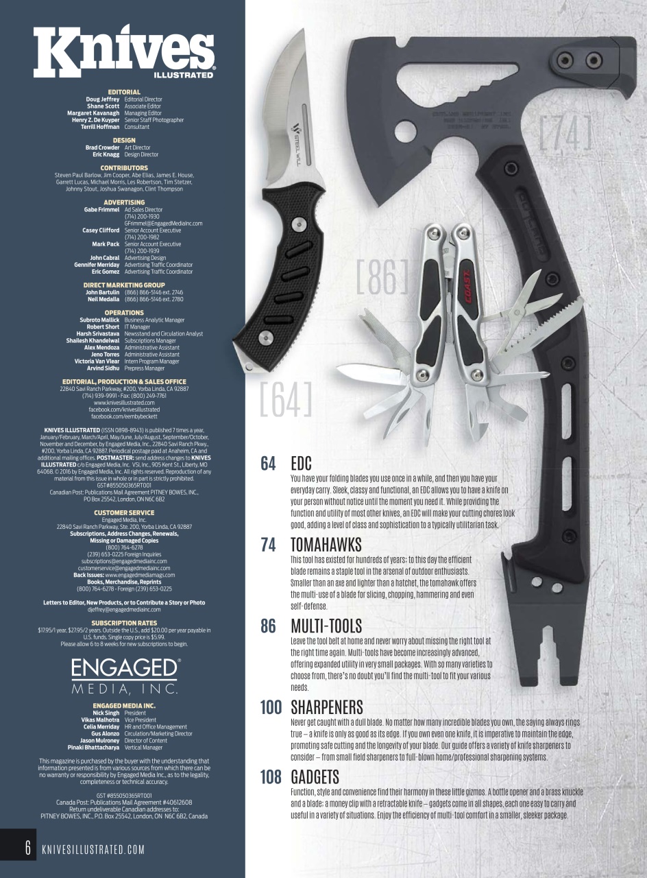 Knives Illustrated Preview Pages