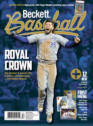 Beckett Baseball Magazine issue January 2016
