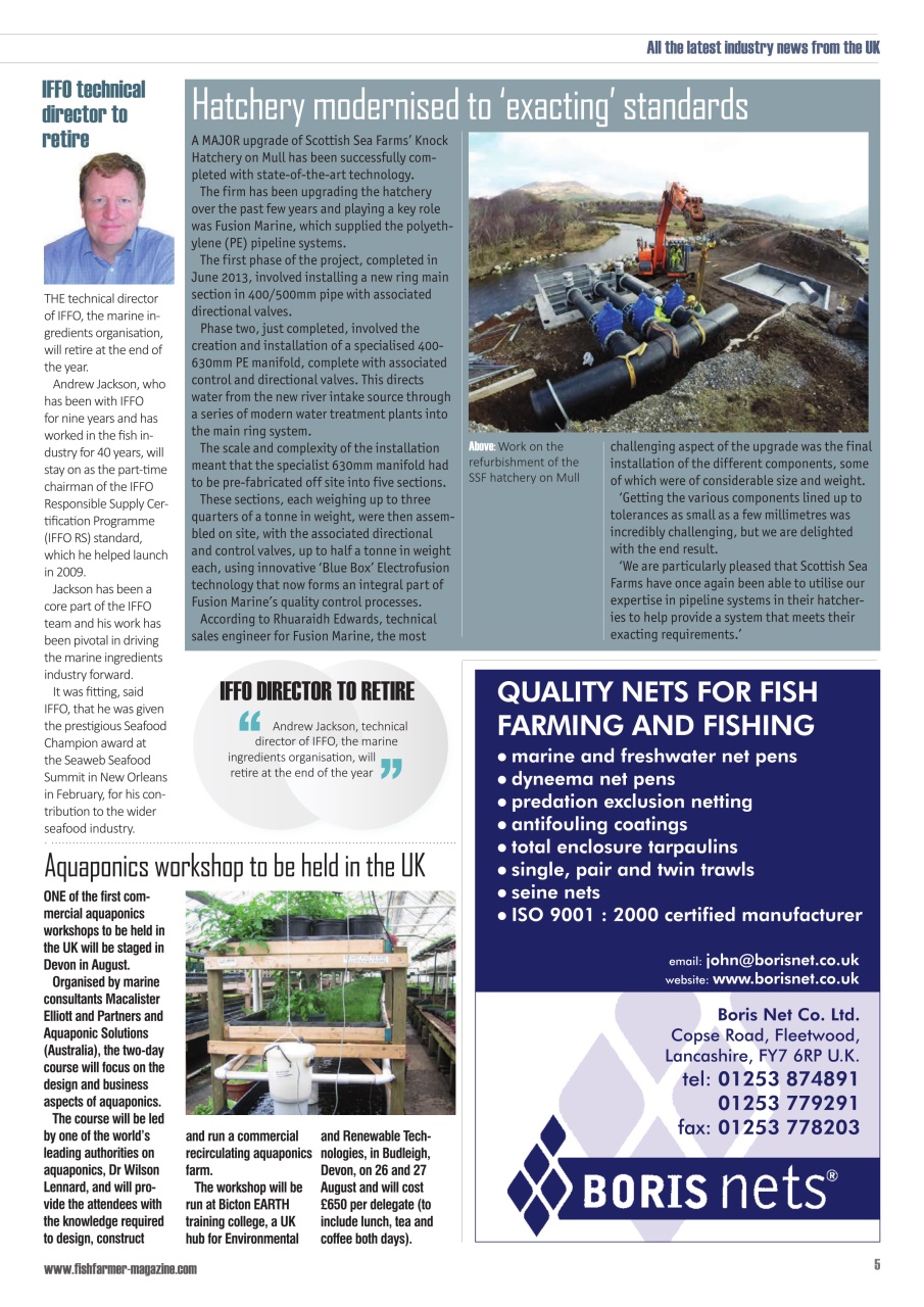 Fish Farmer Magazine Preview Pages