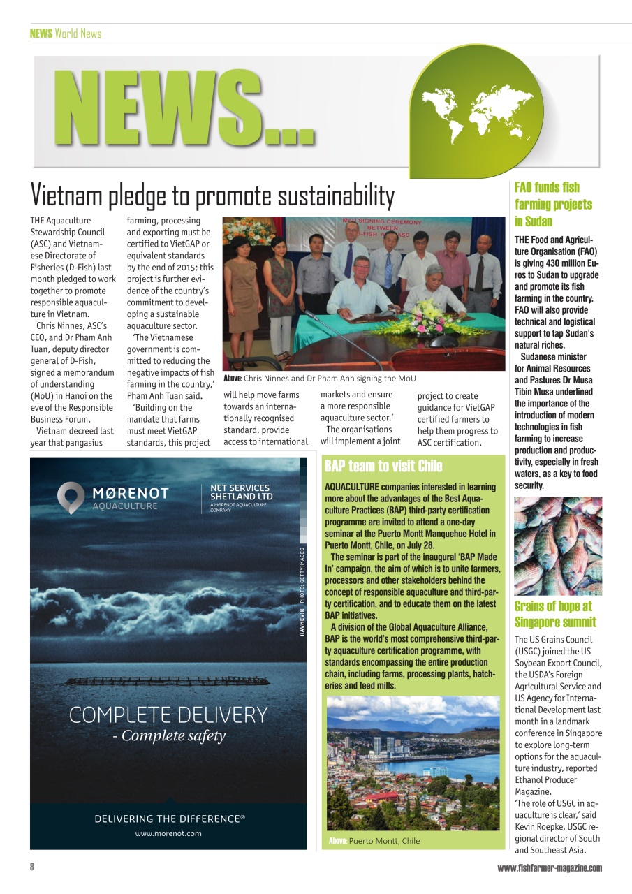 Fish Farmer Magazine Preview Pages